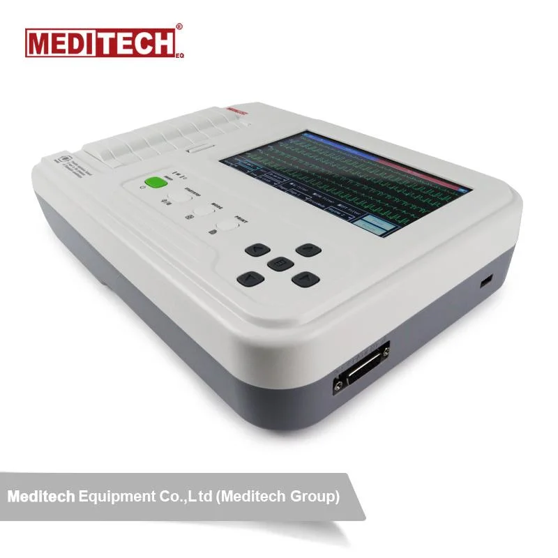 High-End 6-Channel ECG Electrodes ECG/EKG Machine Large Capacity Cardiac Medical Equipment