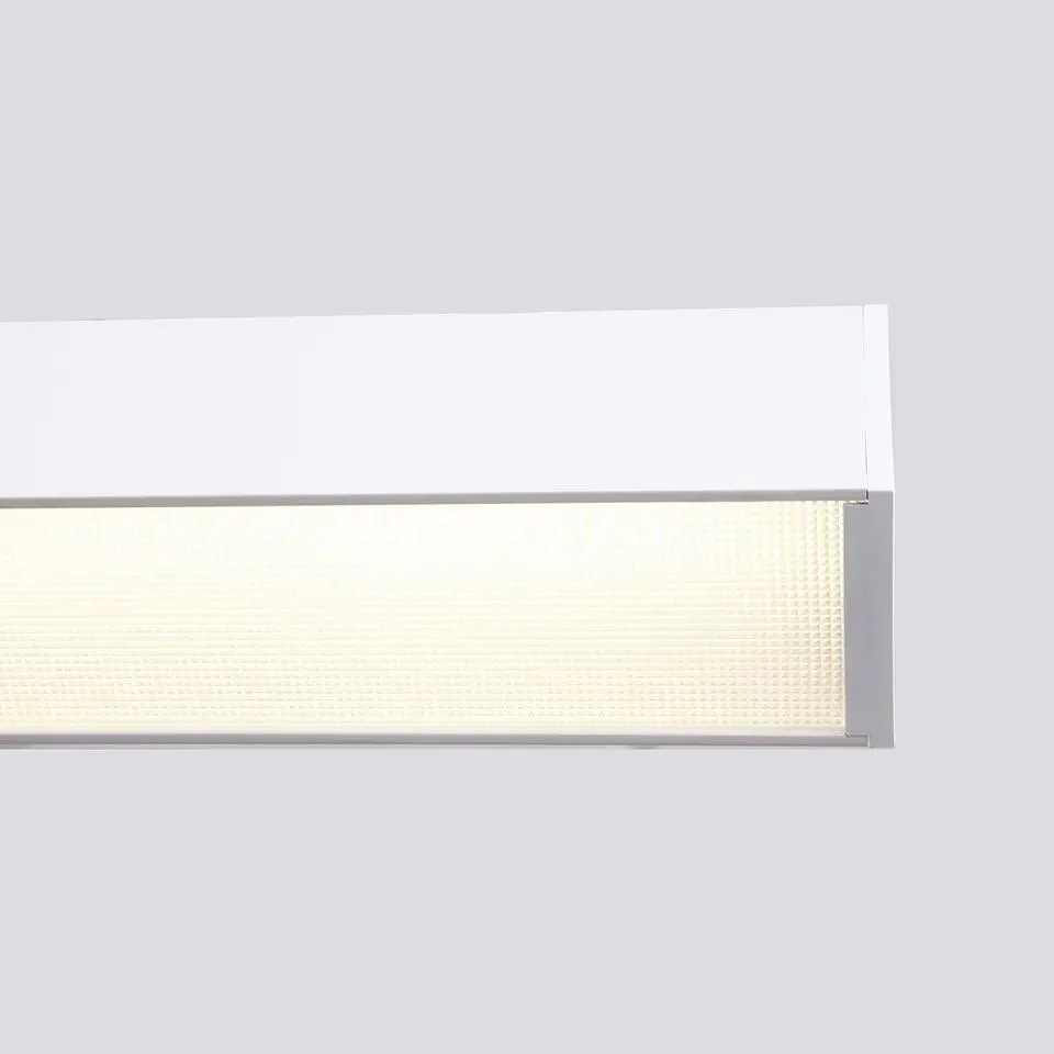 OEM Modern Linear Aluminum Black SMD Ceiling Hanging Lamp