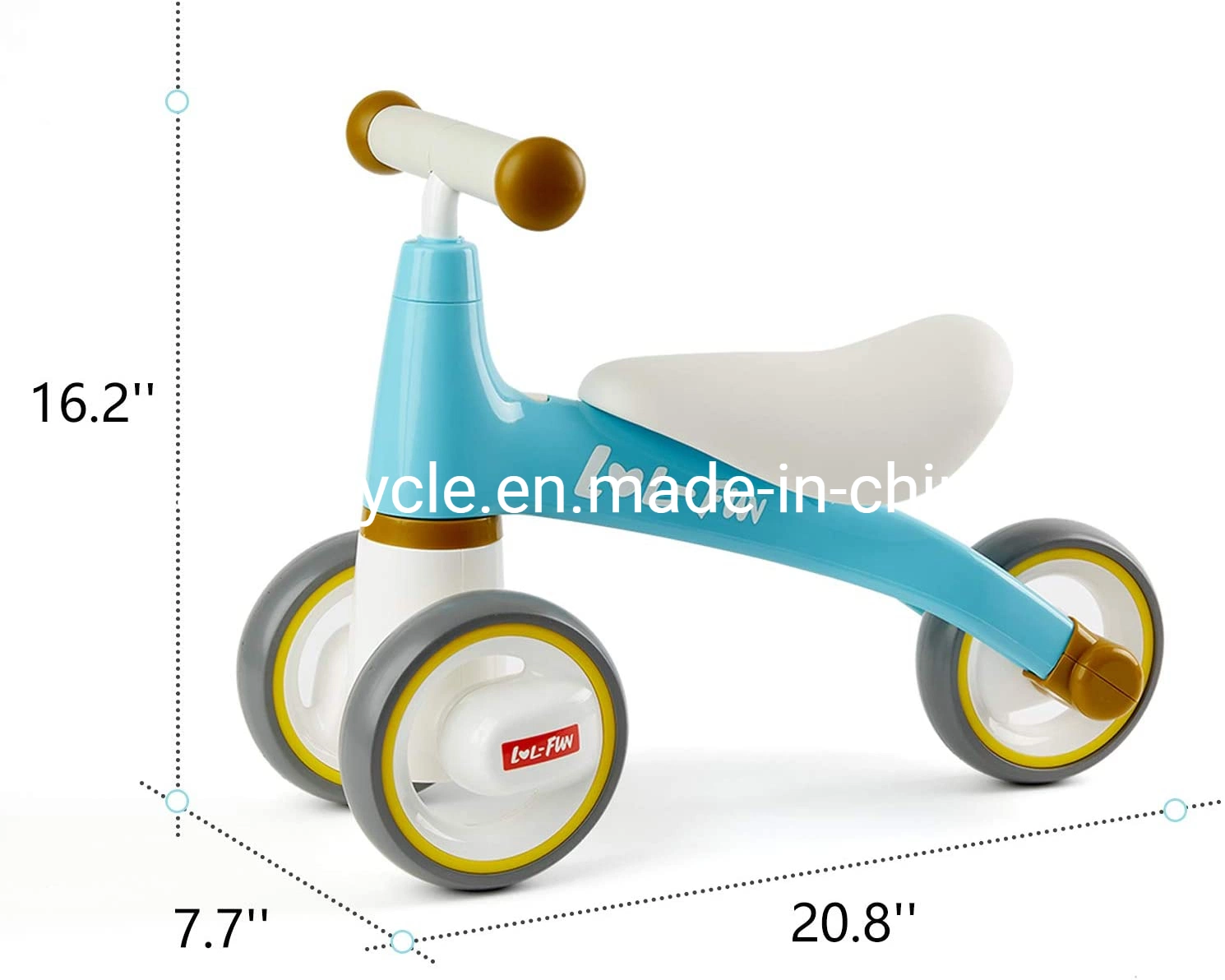 Los niños bicicleta bebé recién Ciclo de equilibrio de los niños de 4 ruedas Moto Mini bebé el primer coche