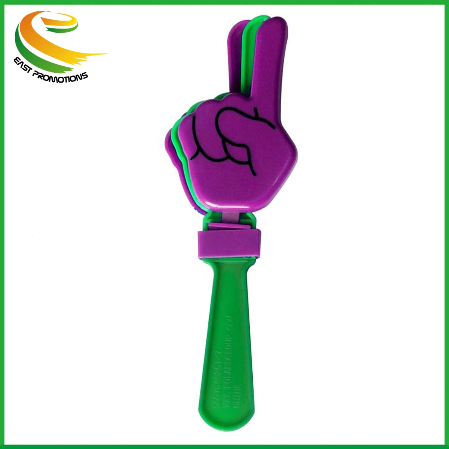 Top Popular OEM Design Index Finger Shaped Plastic Football Concert Annual Meeting Fan Clap Bar Noise Maker Cheering Hand