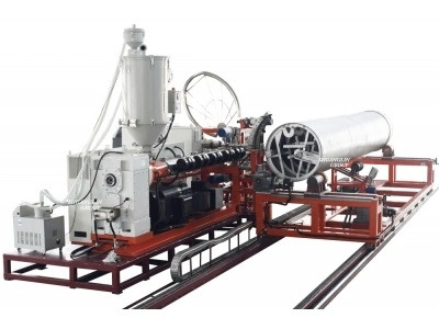 HDPE and PP Winding Drainage Pipe Making Machine