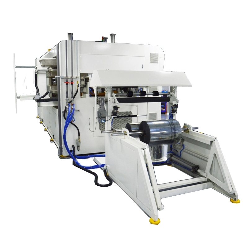 ZS-5070 Vollautomatische positiv-und Unterdruck-Dünndruckmessgerät Vakuum Thermoforming Verarbeitung Kunststoff-Produkt (Verpackung, Tablett, Box, Deckel...) Maschine