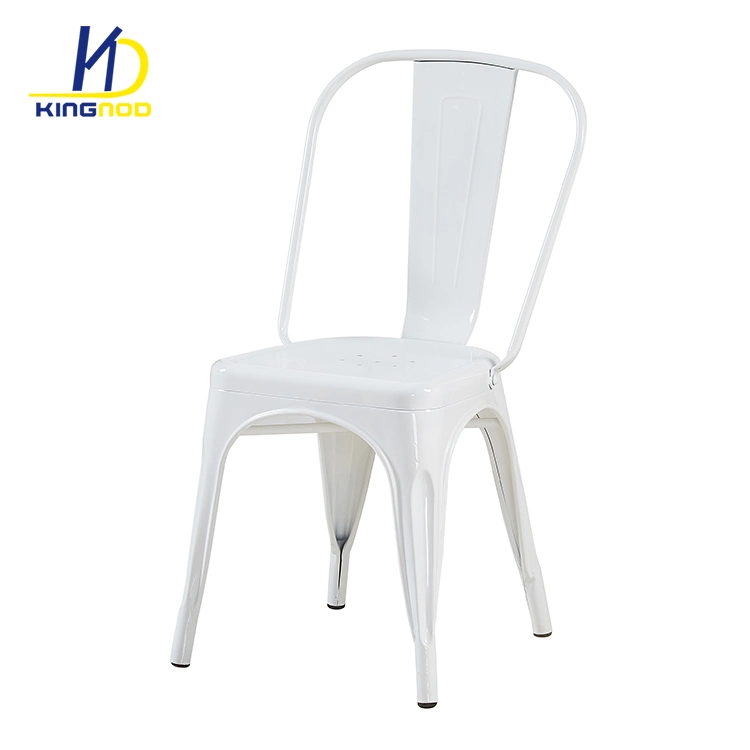 Commercial Industrial Bistro Cafe Hotel Iron Restaurant Stackable Tolix Metal Chair