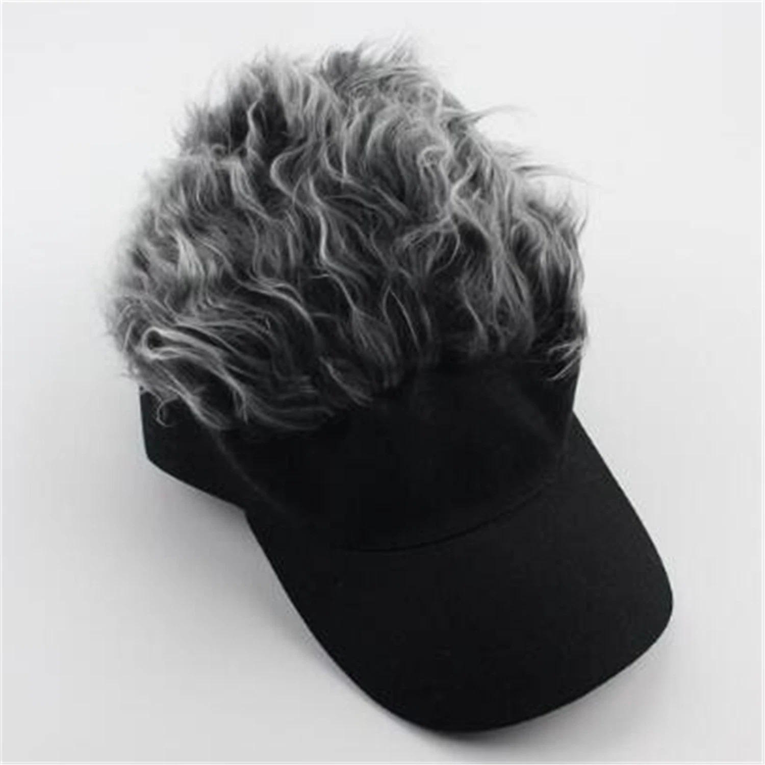 28cx-017wpopular Europe America Peaked Golf Sun Shade Baseball Wig Cap