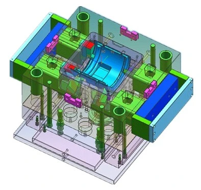 Fbfmould-03L Mould Manufacturer to Design Processing Custom Commodity Plastics Injection Mold Plastic Mold Injection Molded Parts (FBELE)