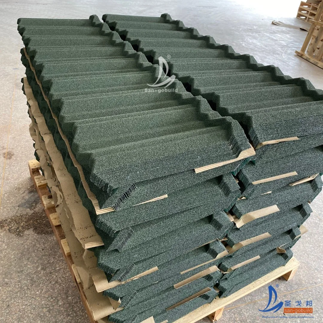 China Cheap Roof Tile Price Stone Coated Steel Roof Sheet in Nepal