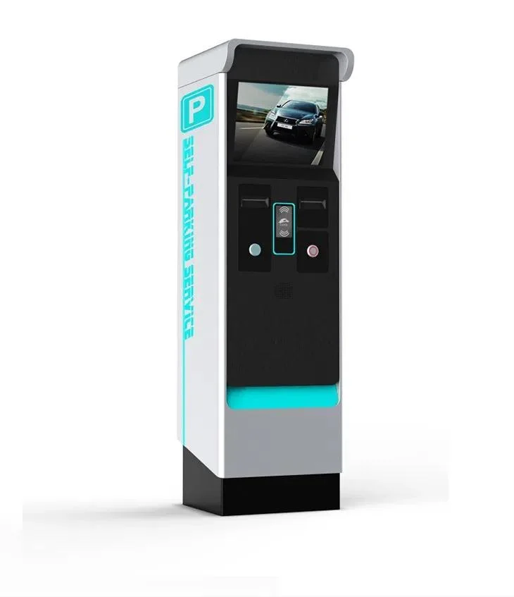 Off-Street Smart Car Parking Access Control Barrier Gate System Equipment Pay on Foot Kiosk Pay on Exit Auto Pay Station