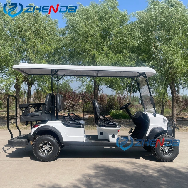 Neu Gestaltete 4 Räder Drive Club Scooter Easy Foldden Tourist Coach Electric Golf Carts Club Kart zum Verkauf