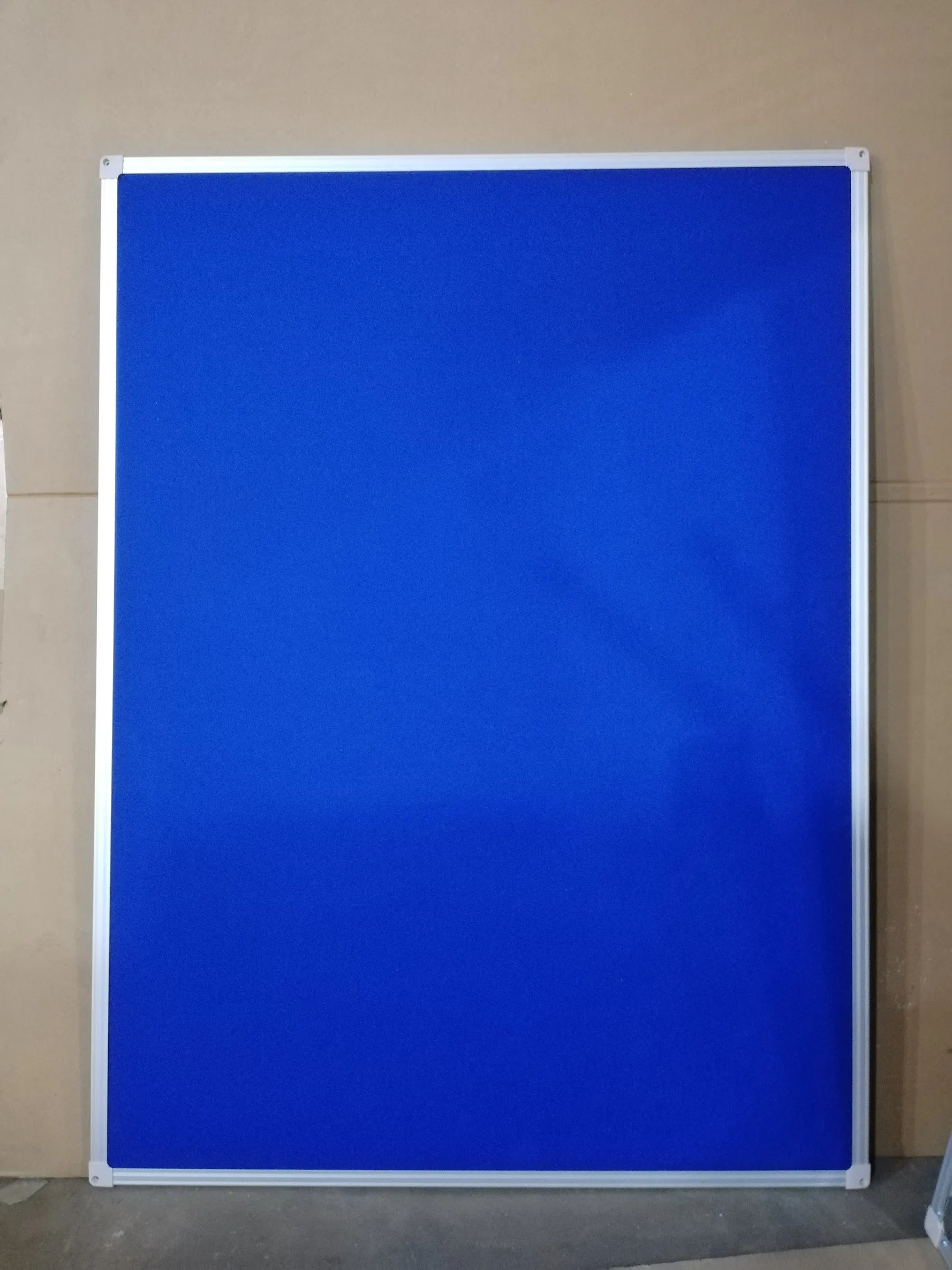 Fabric Felt Cork Board with Aluminum Frame Notice Board 90X120cm
