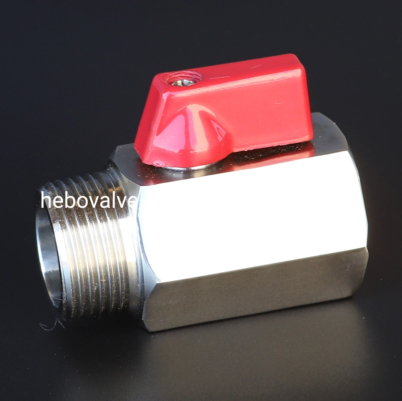 Pn63 Stainless Steel Mini Ball Valve Bsp Femal/Male Thread End