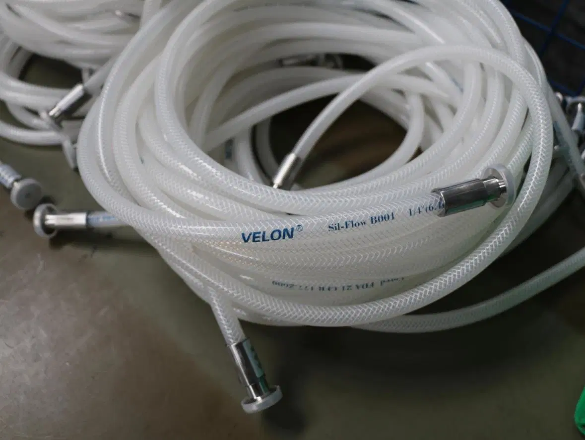 Polyester Fiber Platinum Silicone Hose Food Grade Hose