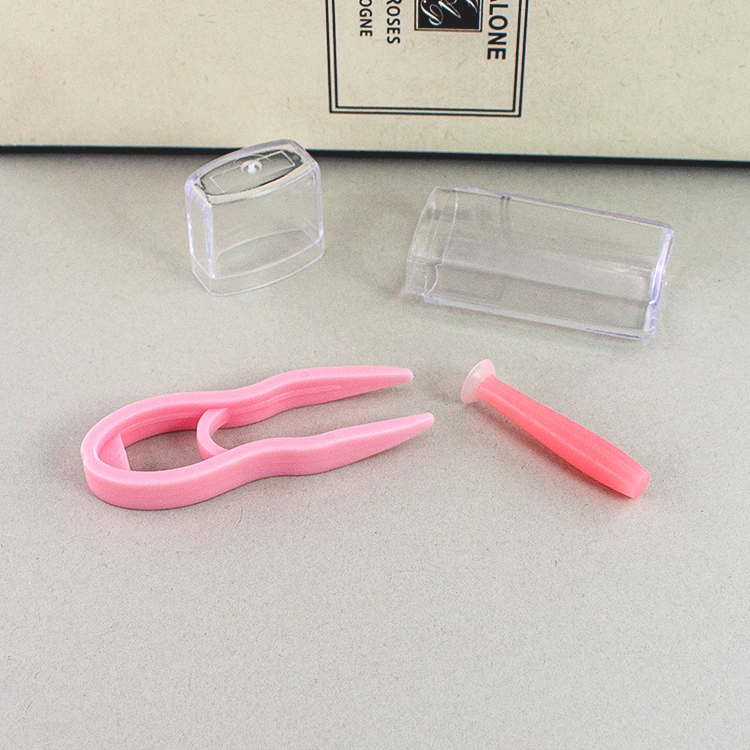 Lentes de contacto ecológica y el removedor de adhesivo transparente de pinzas de Sucker conjunto de lentes de contacto