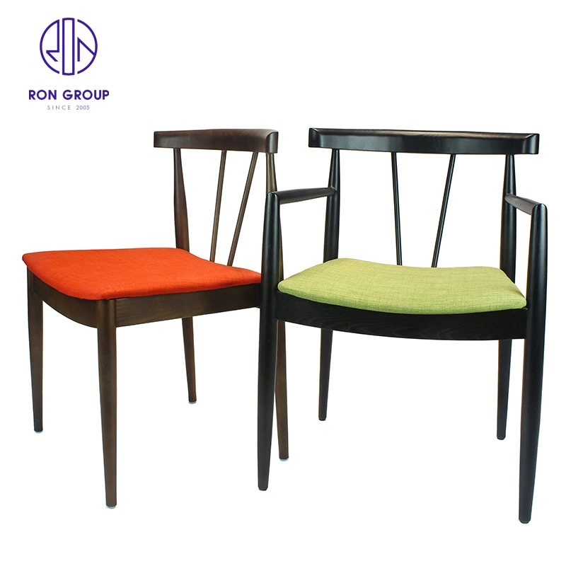 Nueva silla China comedor silla sólida silla trasera té Presidente