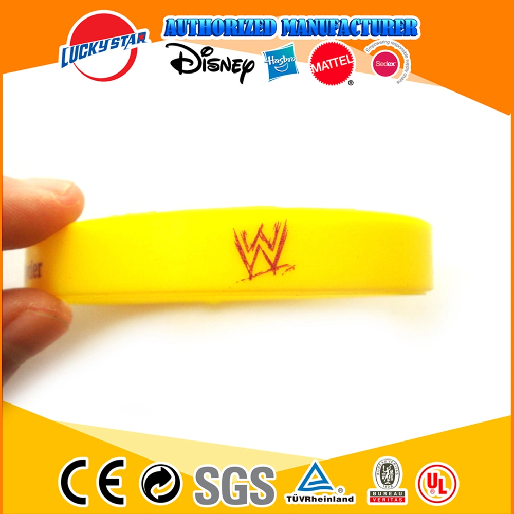 Cheap Custom Silicone Wristband Fashion OEM Debossed Printing Bracelet for Advertisement