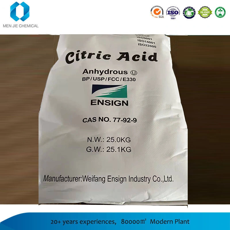 Factory Price Citric Acid Monohydrate Citric Acid Anhydrous for Snack, Biscuits Making