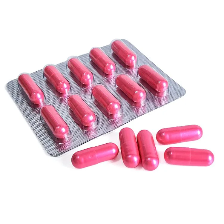 Women Energy Capsules Health Supplement Pink Pills