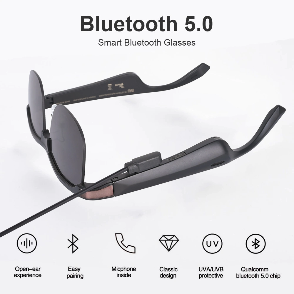 Myw UV Asistente de voz mayorista de la prueba de audio Bluetooth Smart Deporte Gafas Anteojos