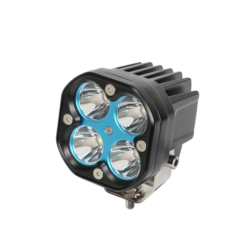 Powerful Waterproof 12/24V 40W Square 3" LED Car Light for for Offroad Truck Tractor Jeep ATV UTV Golf Car Boat