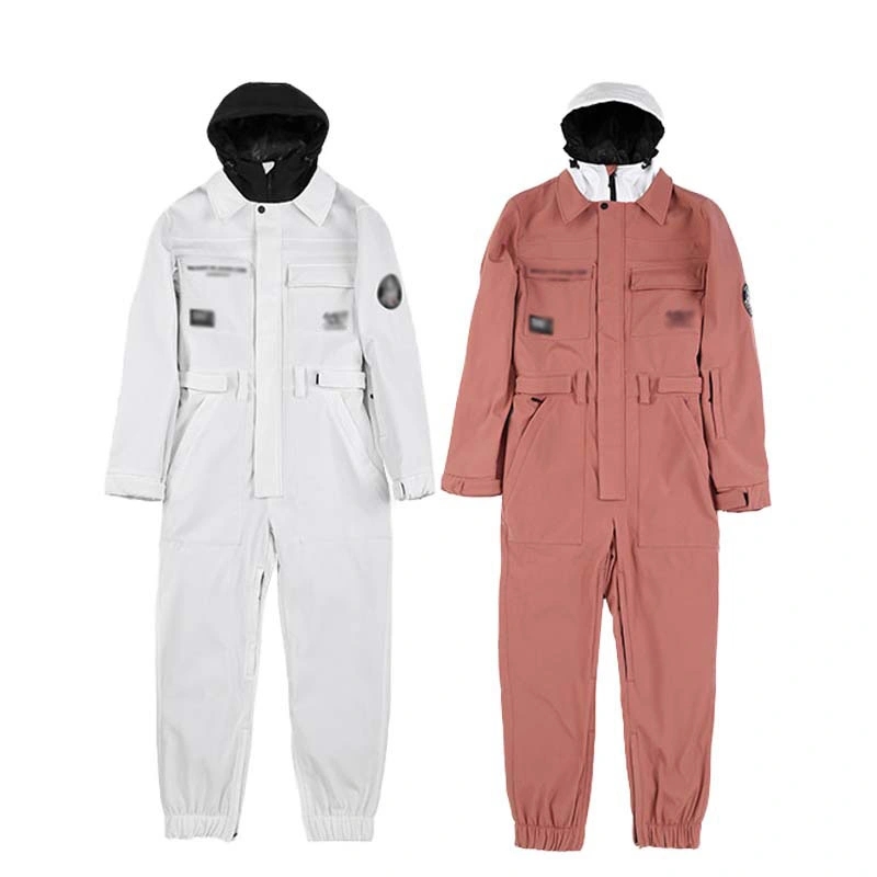 Wear-Resistant 100% de poliéster de vestuário de esqui de neve Jumpsuit personalizada