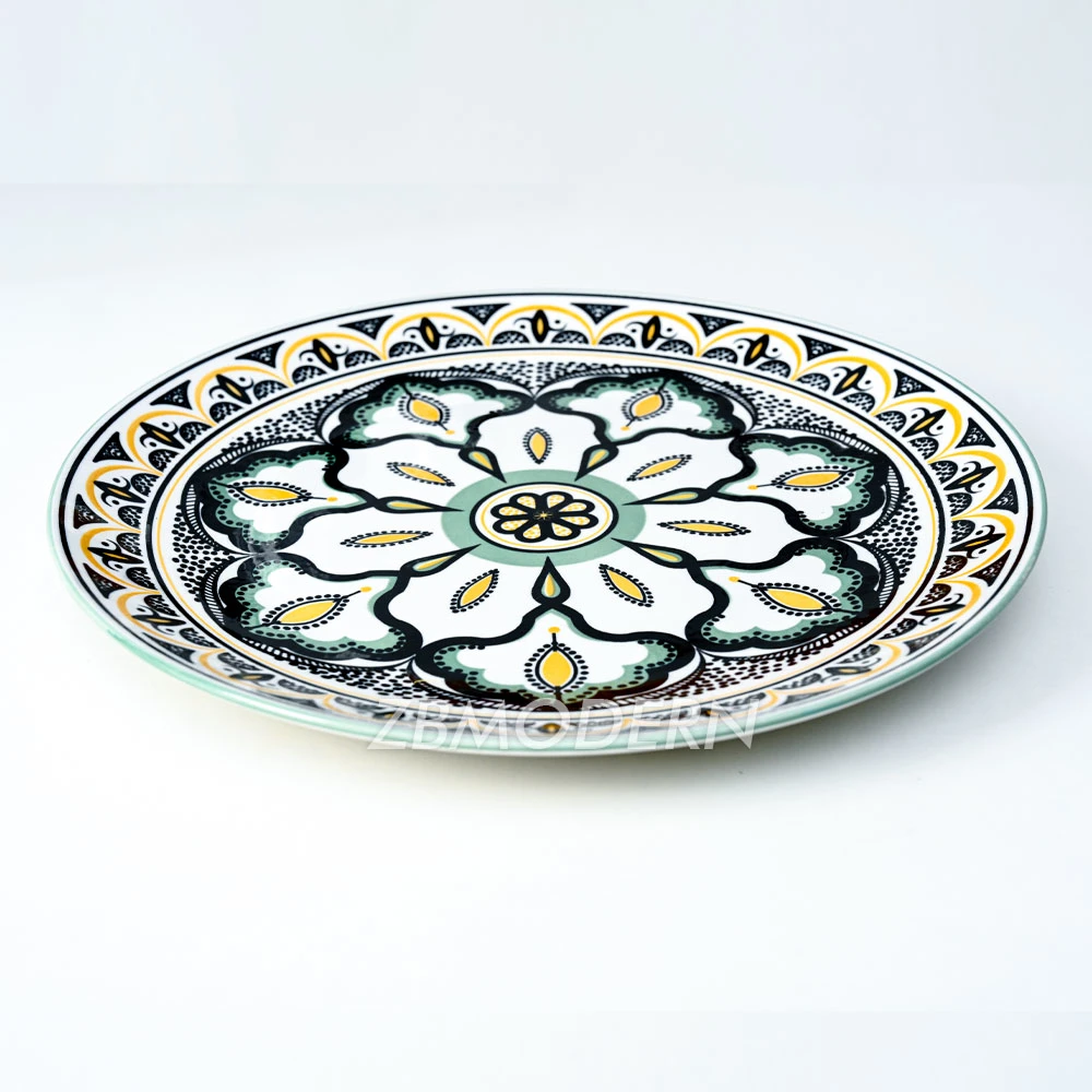 Ceramic Dinner Plate 7.6' 8'10 Inches Dessert Plates, Ceramic Serving Dishes for Appetizer