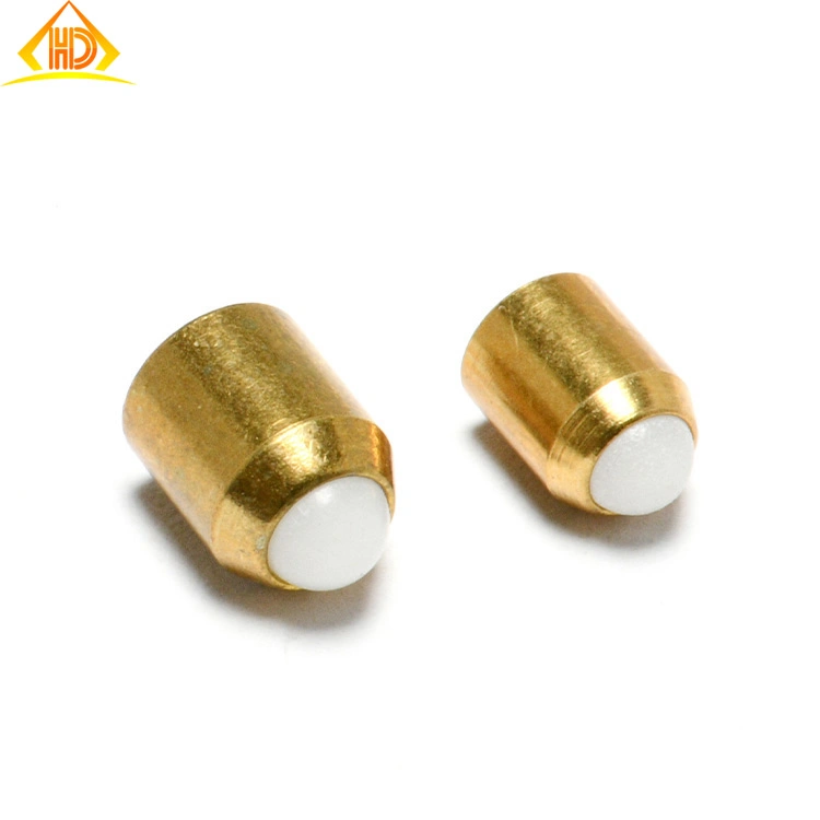 Brass Body Plastic Ball Nose Without Flange Spring Load M16 M12 High-Torque Push Fit Spring Plunger