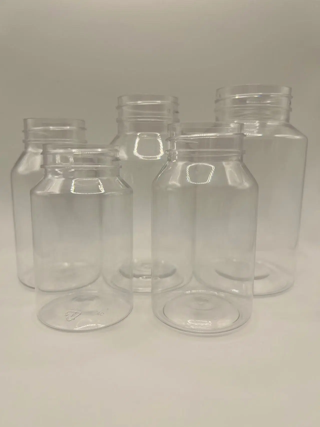 Pet 300ml Customizable Plastic Bottles for Health Care Products Candies and Medicines