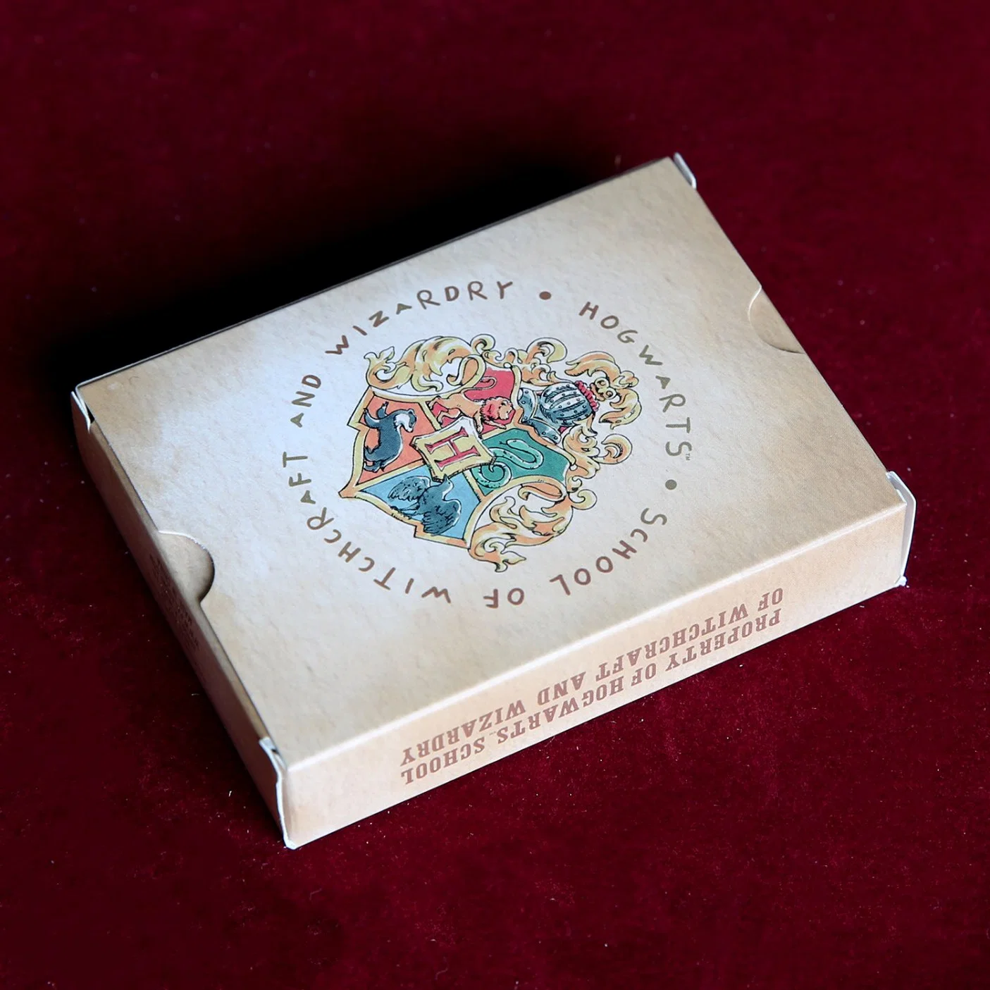 Customized Hogwarts School Promotional Paper Playing Card