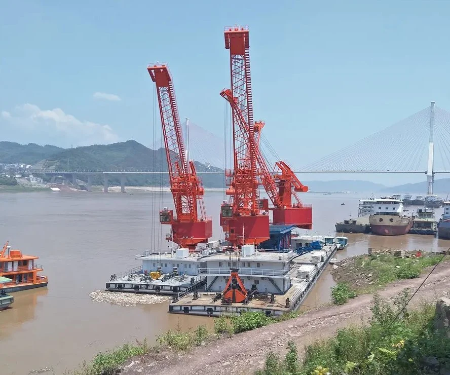 25T elevación de la pluma elevación eléctrica grúa de barco brazo hidráulico Marine Grúa flotante cubierta