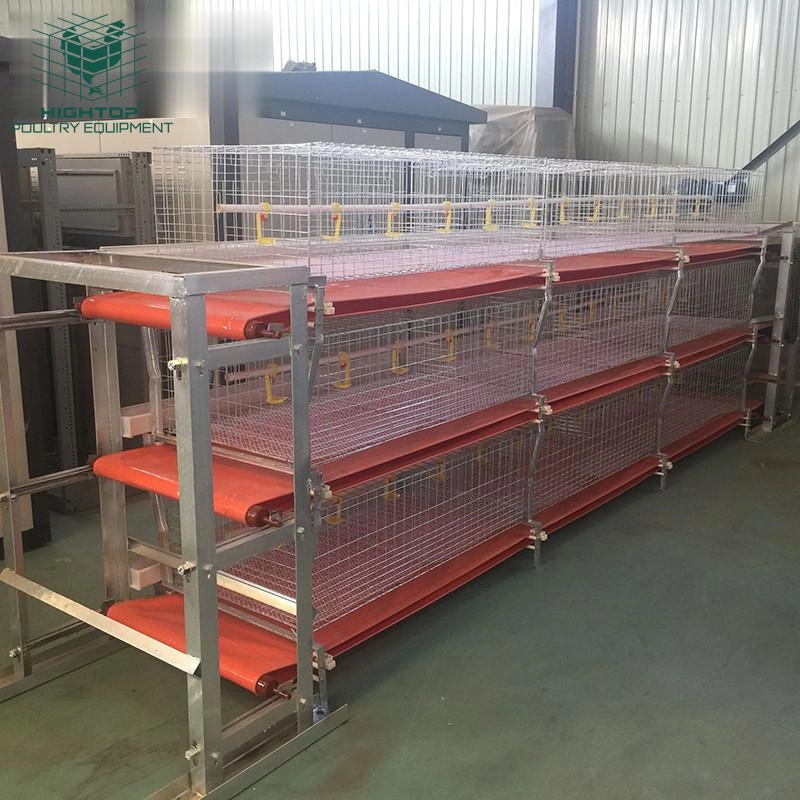 Very Good Quality 3 4 Tiers H Type Hot Galvanized Broiler Chicken Cage For Chicken Farm For Sale