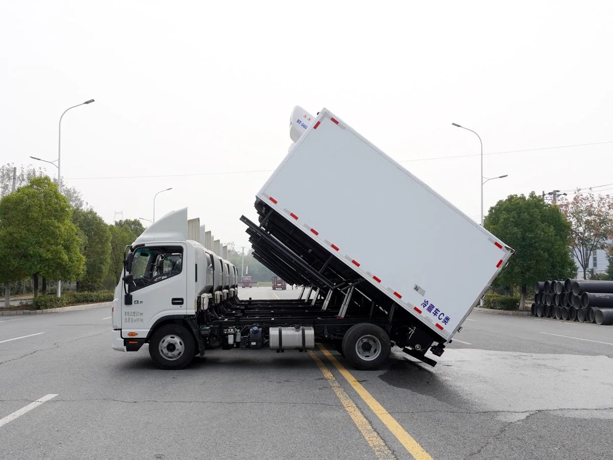 JAC 4t 5t Dumping Kühlschränke Tiefkühlschrank LKW