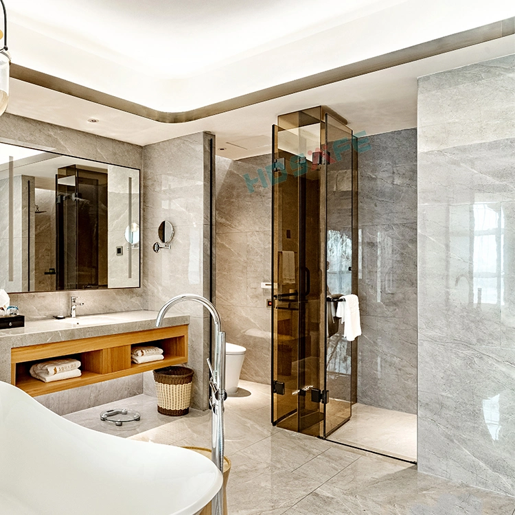 China Wholesale/Supplier Decoration Bathroom Furniture Frameless Shower Enclosure Door with Stainless Steel Profile