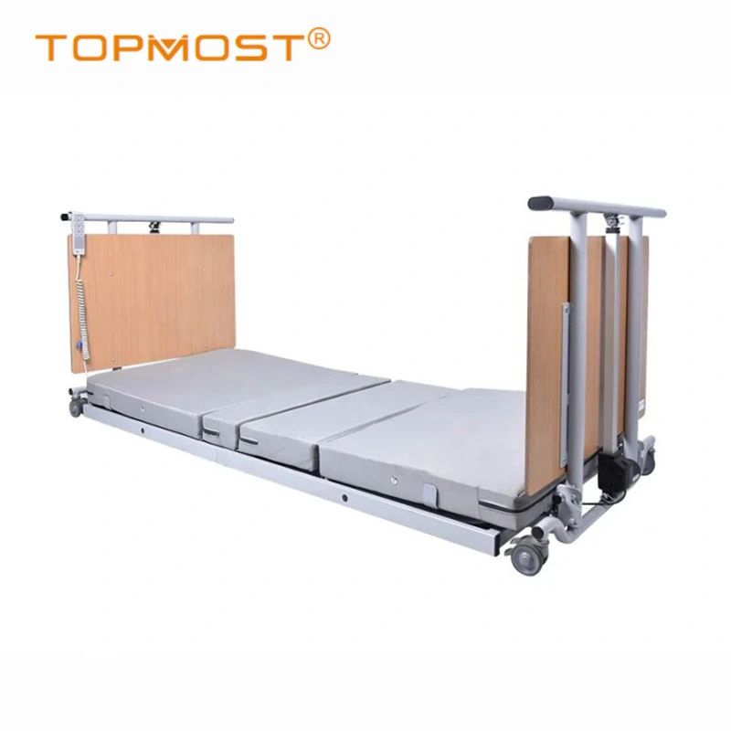 Medical Equipment Five Functions Bed Electric Super-Low Home Care Bed