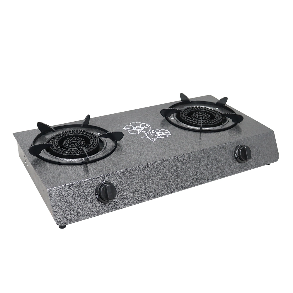 Eco-Friendly Two Burner 0.8mm Cold Rolled Steel Stove High Quality Cooktops Gas Stove Cooker for Kitchen