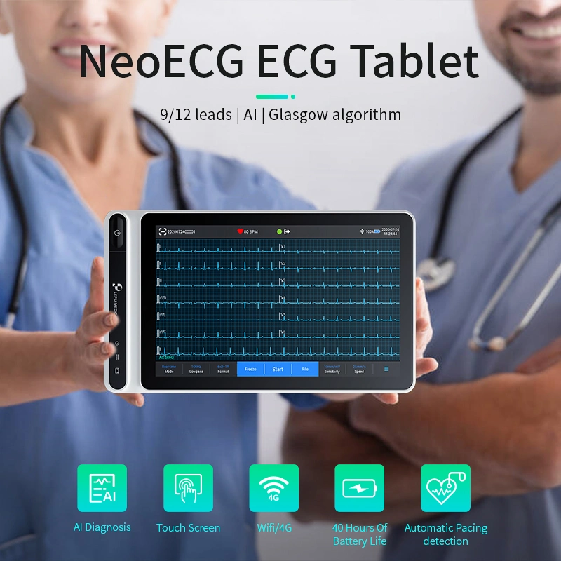 AI Neo ECG Machine، Electrocosograma، EKG Machine Portable، ECG Machine Portabl، ECG Machine 12 Lead