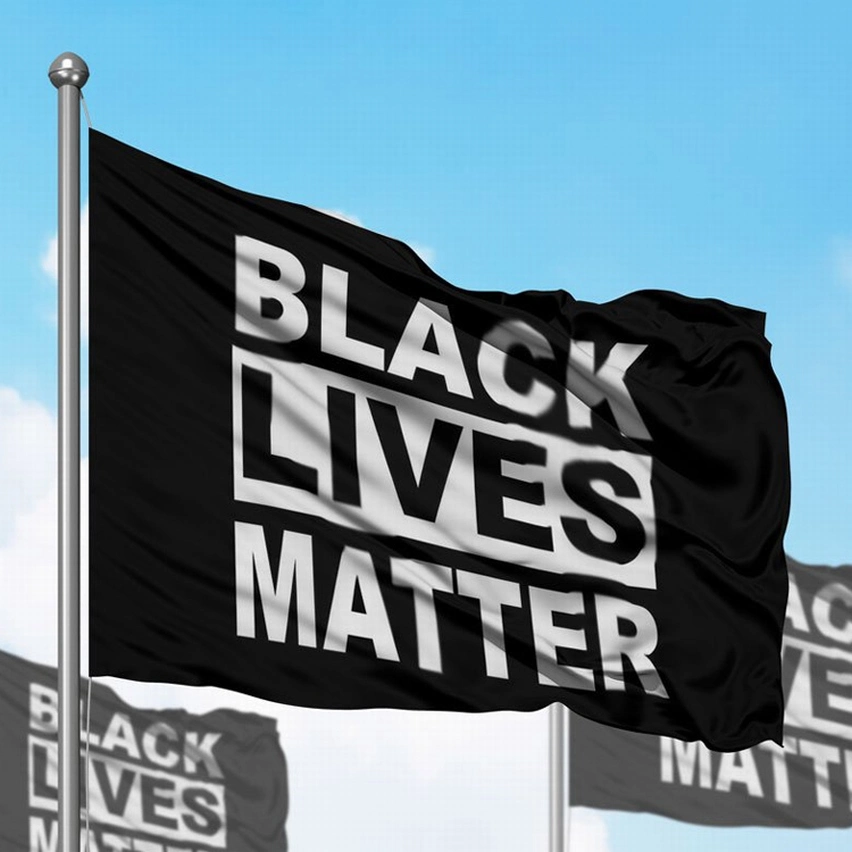 Ready to Ship Durable Polyester 3'x5' Flag of Black Lives Matter Blm Flag Banner