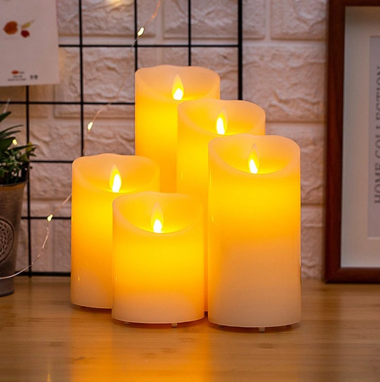 Velas Votive sem chamas Hot Sale Chá LED de vela elétrico falso Luzes em Branco quente para outras decoração de casa de casamento