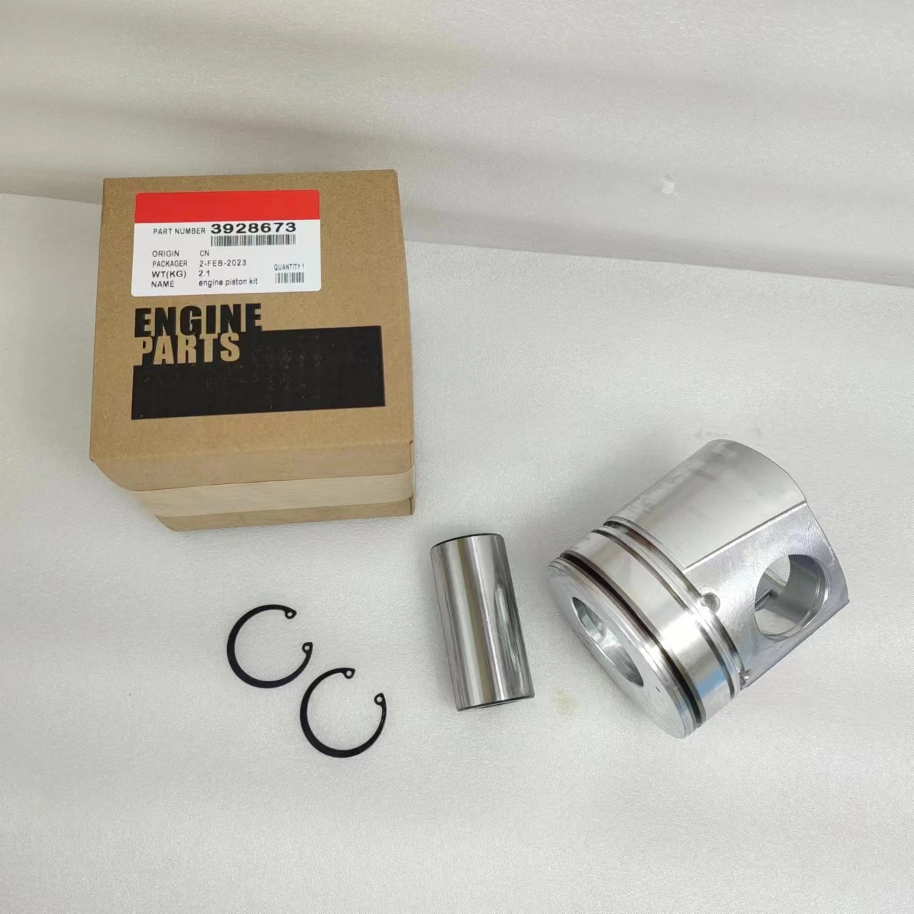 pour Kit de pièces de moteur diesel Cummins 4BTA 3.9 5.9L Piston de cylindre 3928673