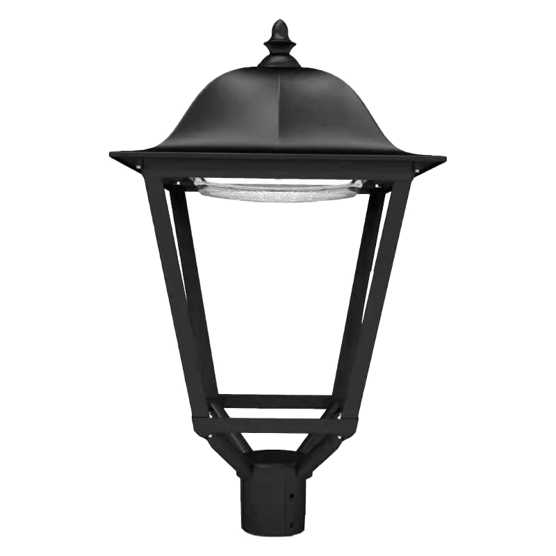 Lanterne de parc extérieure de haute qualité en aluminium IP65, lumière de rue de jardin à LED de 60W pour poteau.