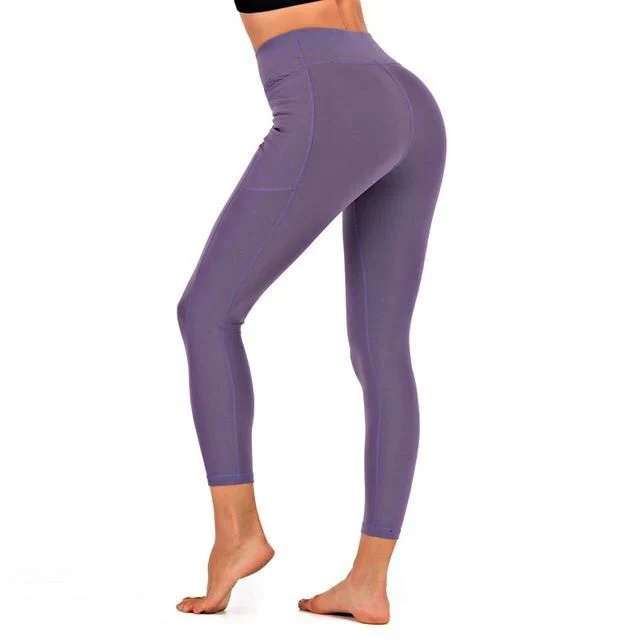 El Athletic ropa cintura alta Gym Fitness mujeres Legging pantalones de yoga