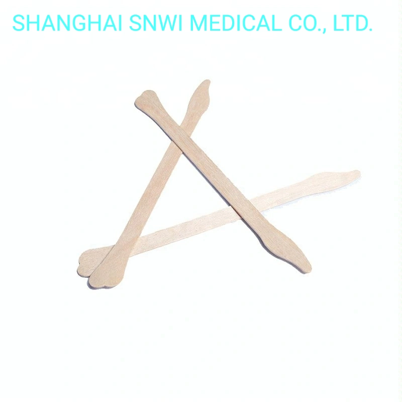 Medical Disposable Wood Waxing Hair Removal Wax Spatulas Wooden Tongue Depressor