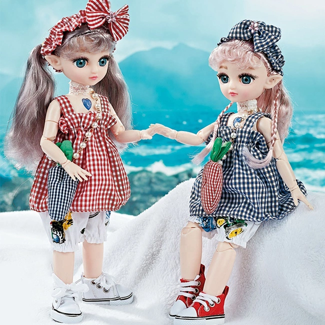 High quality/High cost performance  31cm Movable Jointed Fashion Doll Modeling Dress Set Toys