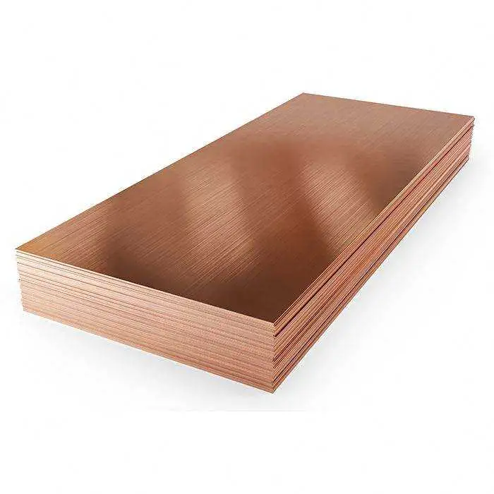 Brass Red Copper C11000 C26800 C33000 C71500 99% Copper Cathode Pure Copper Sheet/Plate for Sale