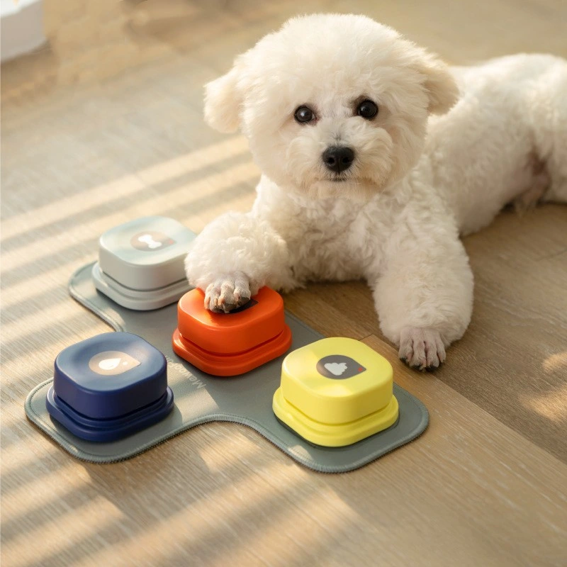 Fun Dog Communication Talking Button Dog Recording Button for Pets Training Toys Bulk