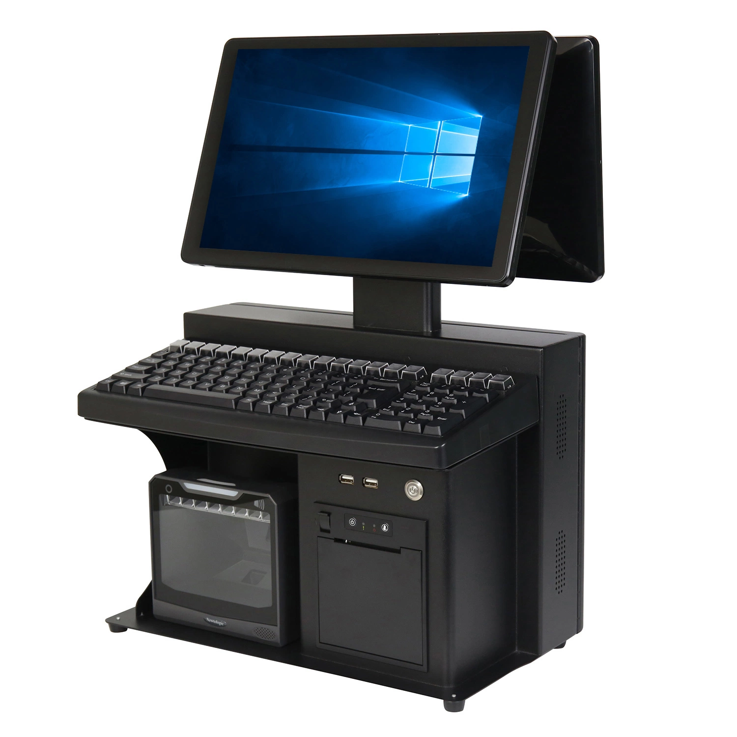 Intel Prozessor 15,4 Zoll Dual-Screen All-in-One-Supermarket-Kanal POS-Terminal