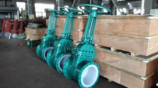 Chemical Plant PTFE Lined Gate Valve