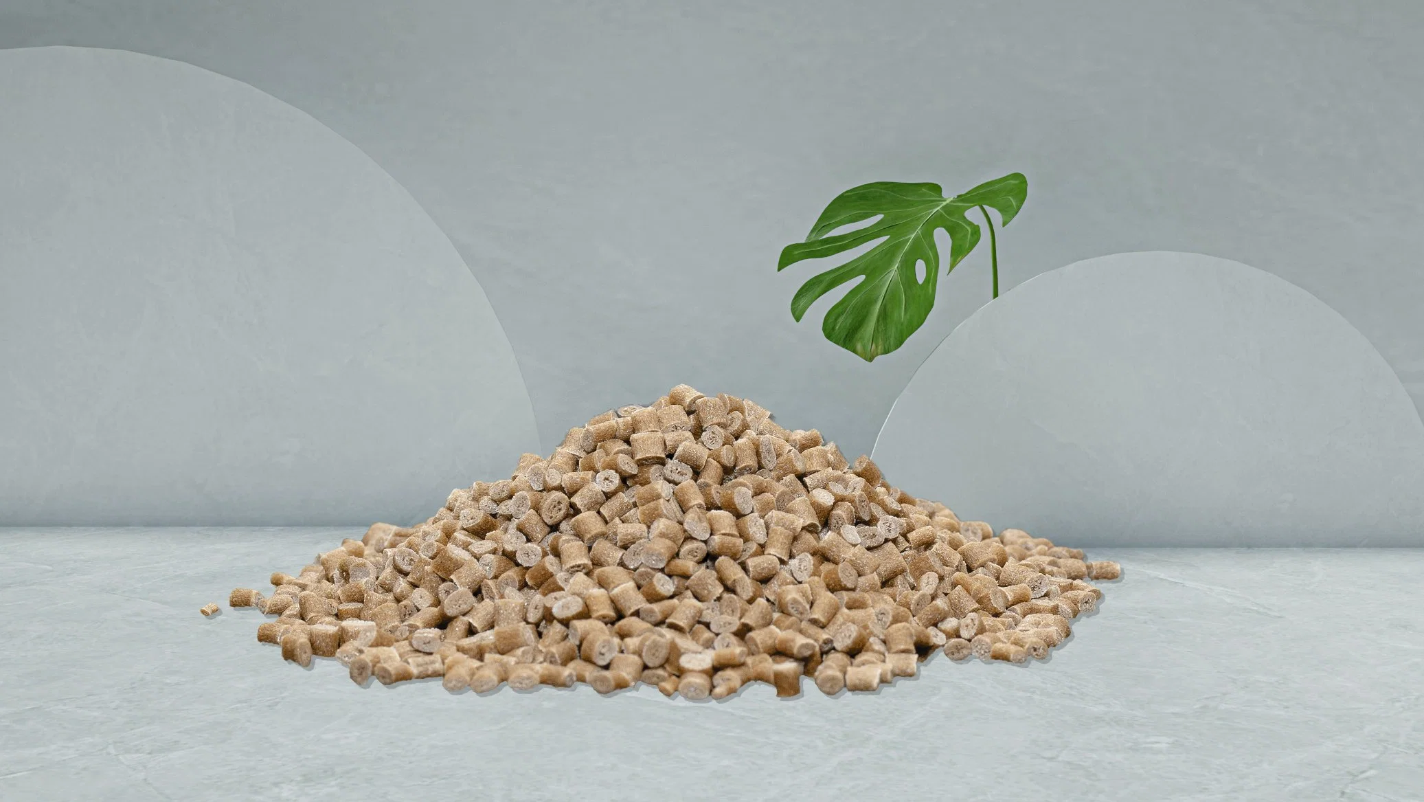 Holzpulver Kunststoff Material WPC Pellets Holz+PE/Holz+PP Holzkunststoff Compound