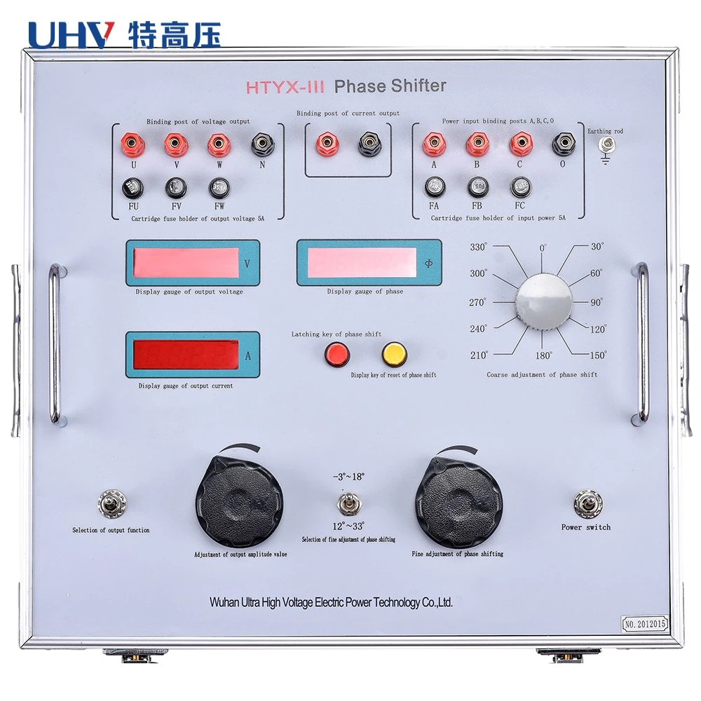 Htyx-III China Manufacturer 3 Phase AC Power Integrated Digital Phase Shifter Tester Best Price