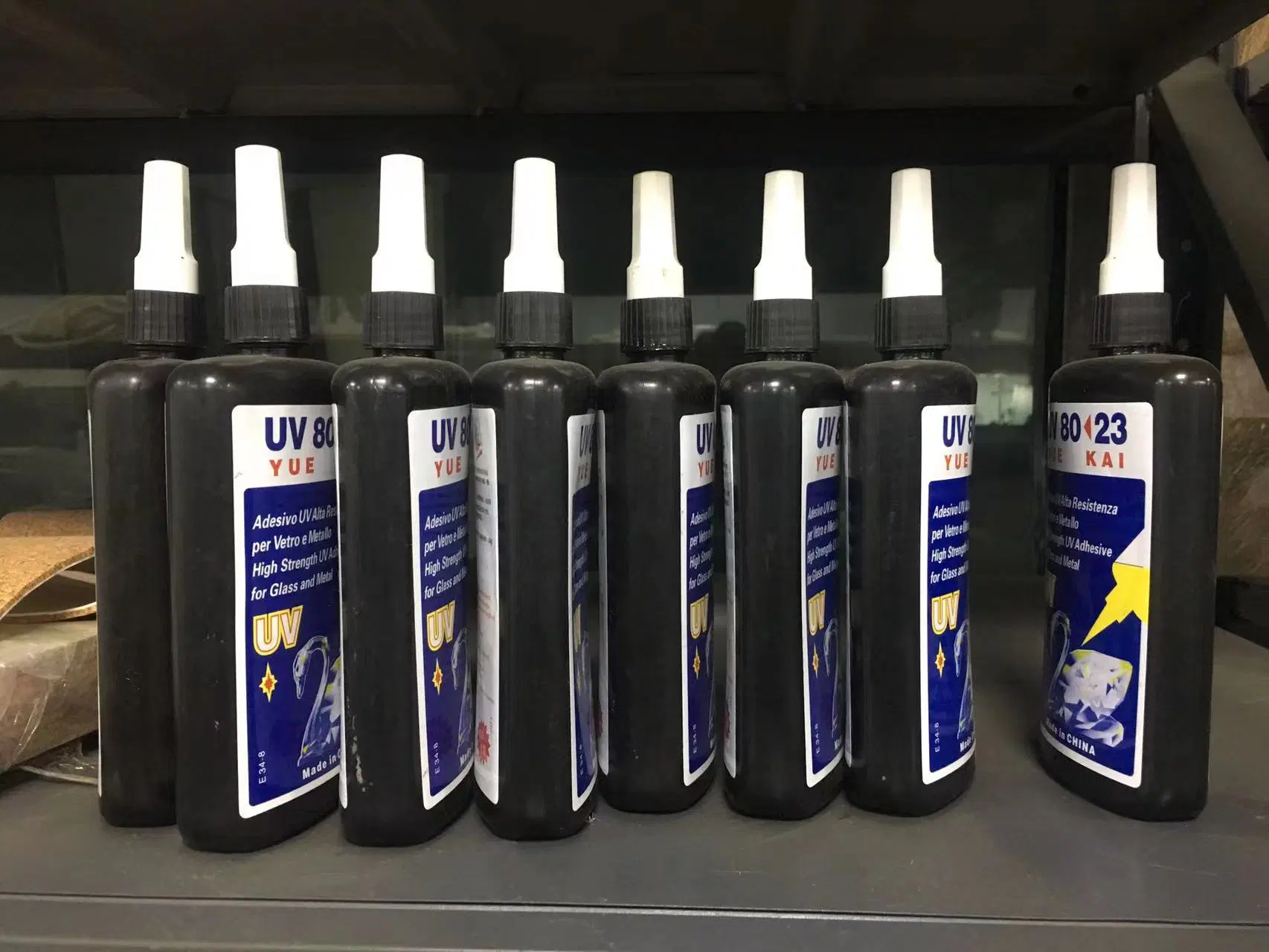 Ampliamente utilizado vidrio Sanken Italia adhesivos UV UV Cristal pegamento Cola Resina UV máquina de impresión UV