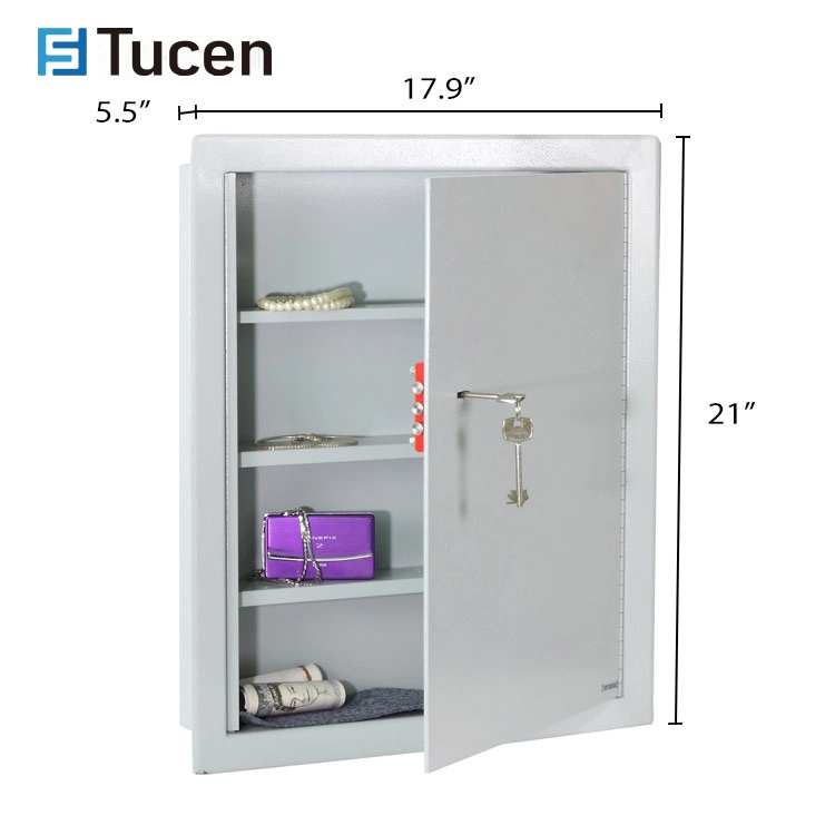 Ws0100m/E Tucen high-Quality Mechanical or Keypad Wall Safes Protection for Documents and Valuables