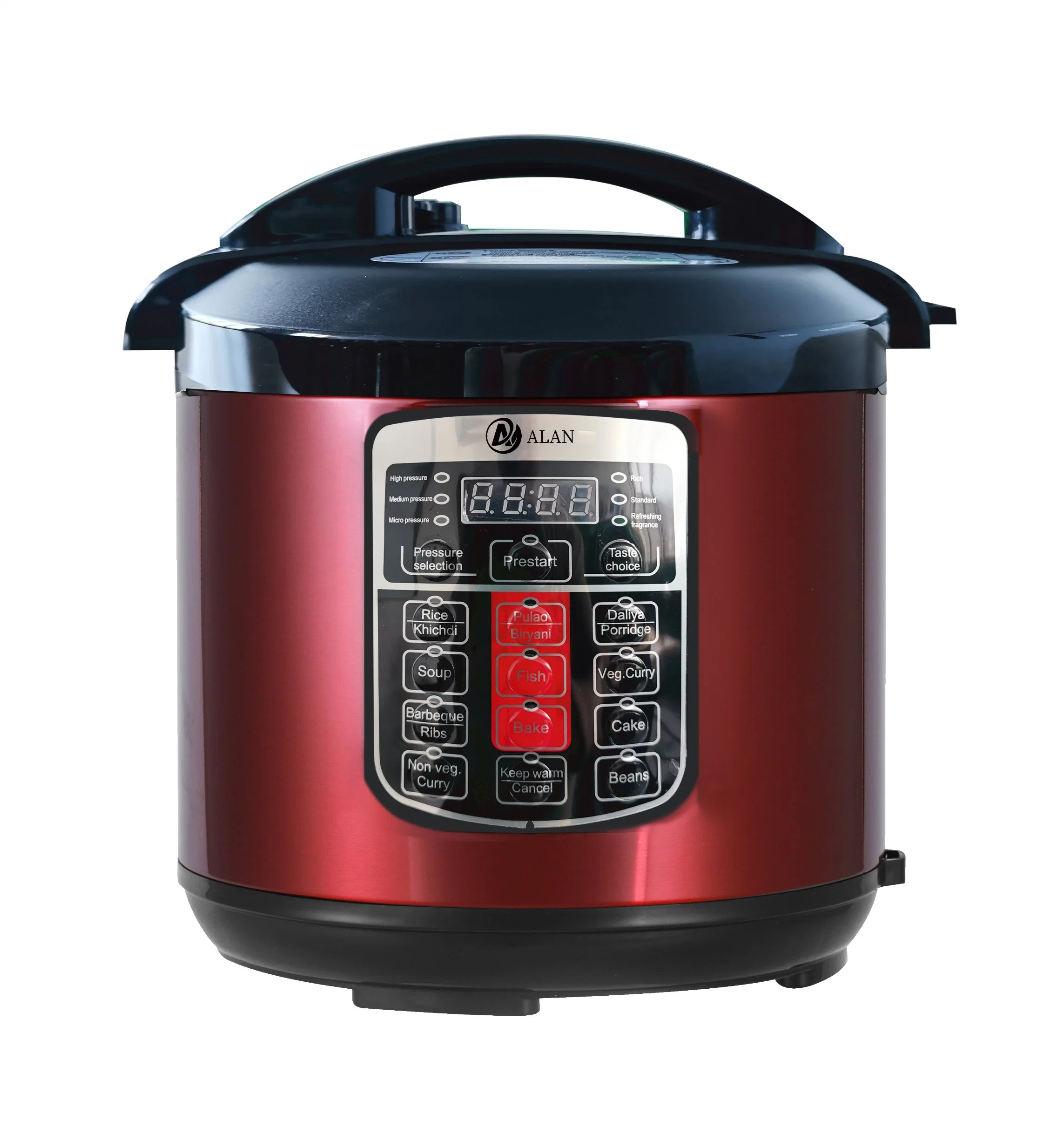 1.6L ABS Body 1-2 People Use Portable Plastic Electric Pressure Cooker Microcomputer Rice Cookers with Handle